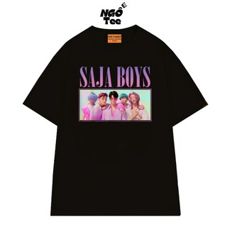 Áo Thun Kpop Demon Hunter Nhóm Nhạc Nam Saja Boys Vải Cotton 75 Mềm Mịn NGỐ TEE