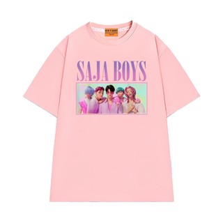 Áo Thun Kpop Demon Hunter Nhóm Nhạc Nam Saja Boys Vải Cotton 75 Mềm Mịn NGỐ TEE