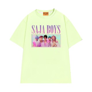 Áo Thun Kpop Demon Hunter Nhóm Nhạc Nam Saja Boys Vải Cotton 75 Mềm Mịn NGỐ TEE