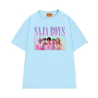 Áo Thun Kpop Demon Hunter Nhóm Nhạc Nam Saja Boys Vải Cotton 75 Mềm Mịn NGỐ TEE
