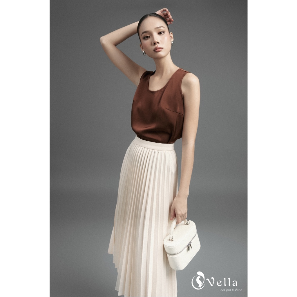 Chân váy xếp li cao cấp dáng dài Vella VA25084 & VV25127