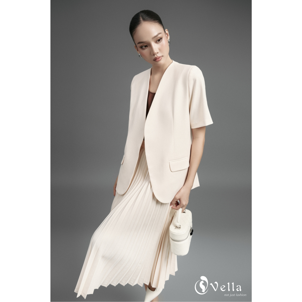 Chân váy xếp li cao cấp dáng dài Vella VA25084 & VV25127
