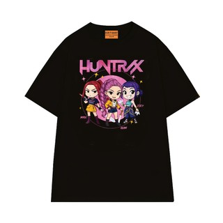 Áo Thun Nhóm Nhạc Nữ Huntrix Style Chibi Chất Vải Cotton 75 Thoáng Mát NGỐ TEE