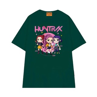 Áo Thun Nhóm Nhạc Nữ Huntrix Style Chibi Chất Vải Cotton 75 Thoáng Mát NGỐ TEE