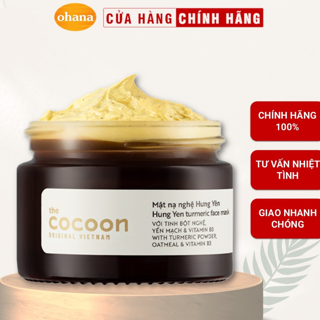 Mặt nạ nghệ Hưng Yên COCOON Giúp Da Mềm Mại Và Rạng Rỡ COCOON Turmeric ...