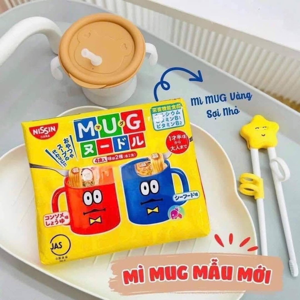 Mì Mug, Anpanman, Hoành Thánh ăn liền cho bé ăn dặm nội địa Nhật