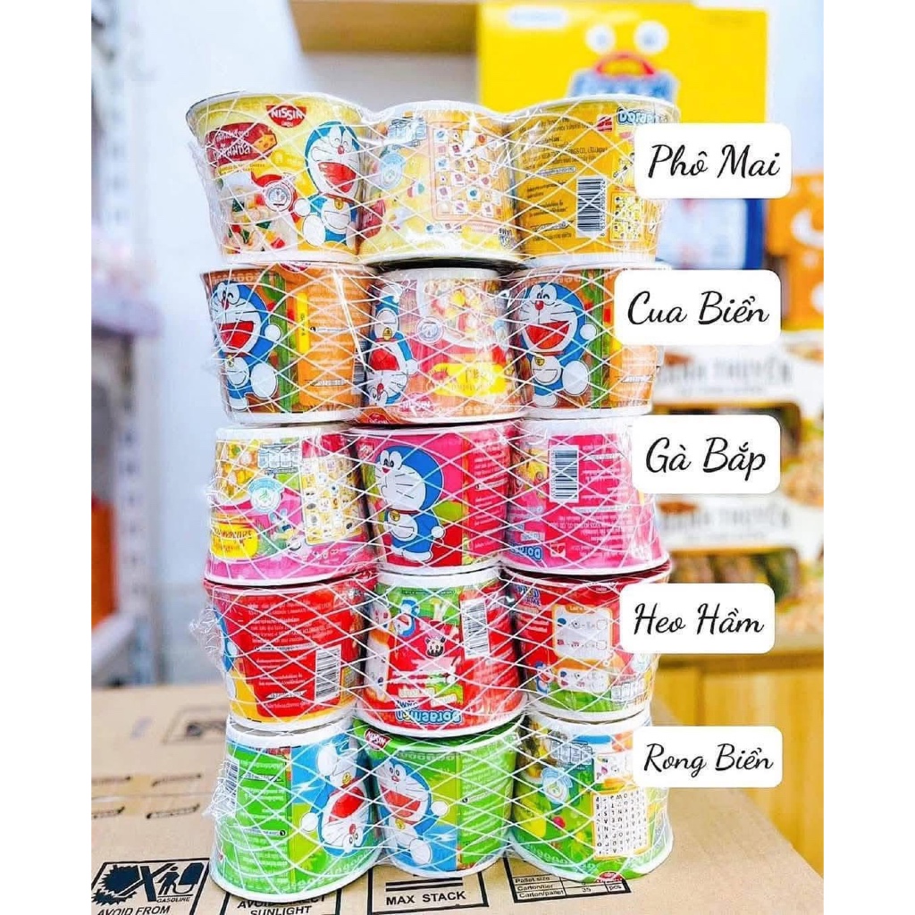 Mì Mug, Anpanman, Hoành Thánh ăn liền cho bé ăn dặm nội địa Nhật