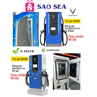 Màng lọc gió trụ sạc Vinfast Chargecore 60kw, 120kw, trụ sạc Vgreen. Vinfast Charging dust filter, Charge Core, Vgreen