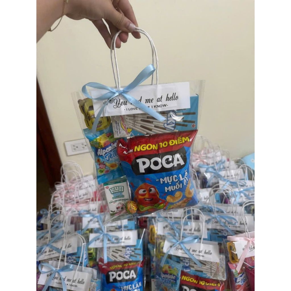 (50-100) Túi đựng bánh kẹo, quà tặng. Kích thước 25x30 cm
