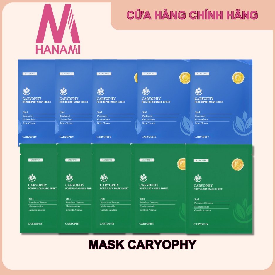 Mặt nạ Caryophy cấp ẩm làm dịu 22g Hàn Quốc