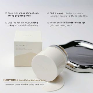Kem Lót Cấp Ẩm Cho Lớp Nền Mịn Mượt Judydoll Nourishing Makeup Base 30g