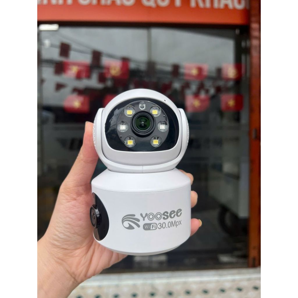 (Lỗi 1 đổi 1) Camera WIFI MODEL 2026 YOOSEE trong nhà 2 mắt 2 khung hình, độ phân giải 30MP