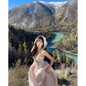 VÁY HOA ROSÉ CORSET FORM DÀI BỒNG BỀNH CỰC XINH VÀ TÔN DÁNG (ẢNH THẬT)