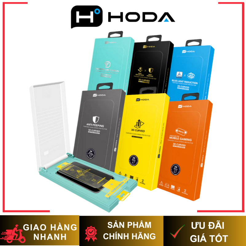 [KHÔNG LẸM VIỀN] CL Hoda 3D Curved Full ViềN Trong Suốt/ CNT/ CVT/ Chống Chói/ 2in1 Chống Chói x CNT/ Kim Cương Carbon