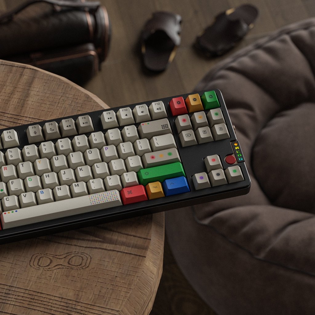 Bộ keycap KAP Retro Lights R2 (Cherry profile / PBT Double-shot) | BigBuy360 - bigbuy360.vn