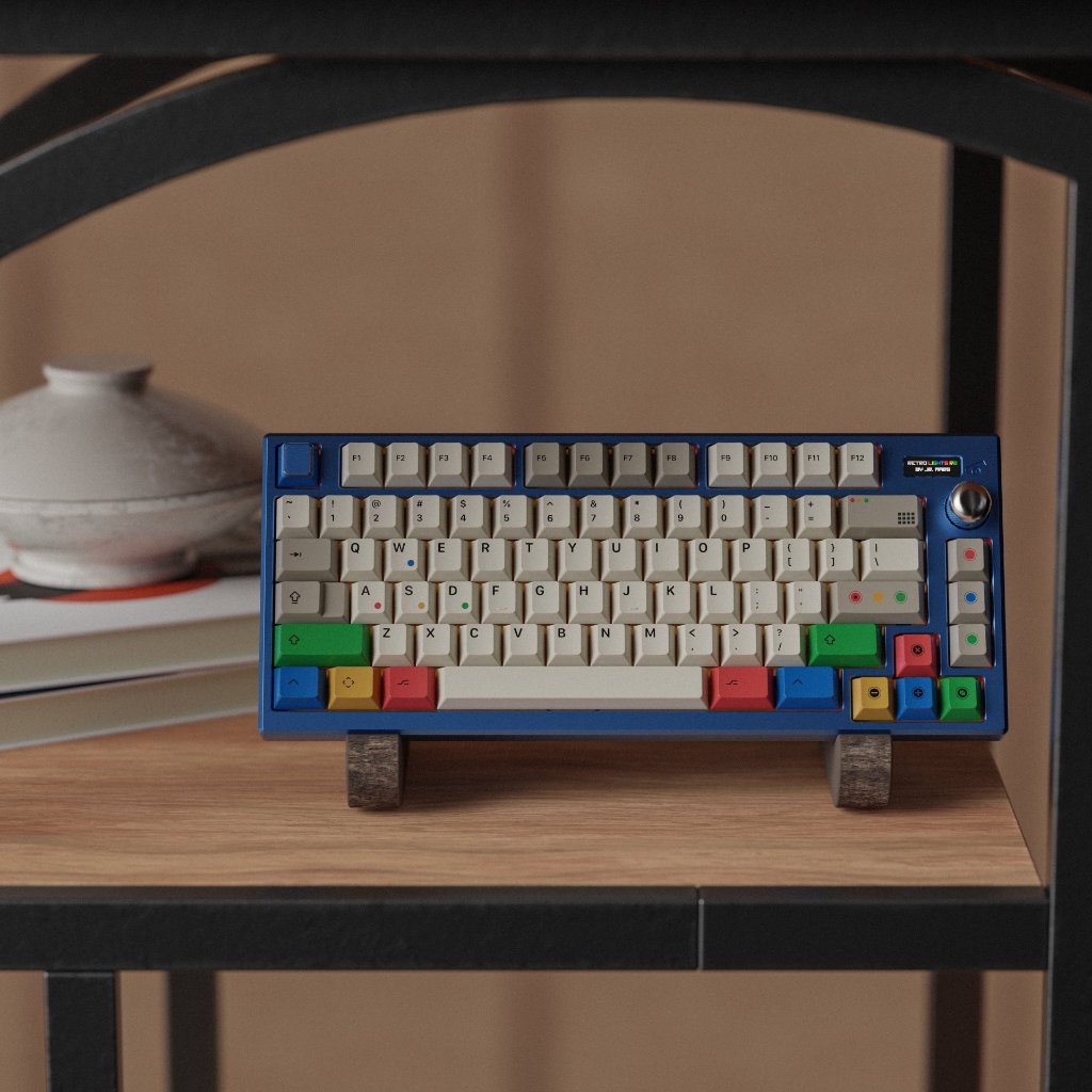 Bộ keycap KAP Retro Lights R2 (Cherry profile / PBT Double-shot) | BigBuy360 - bigbuy360.vn