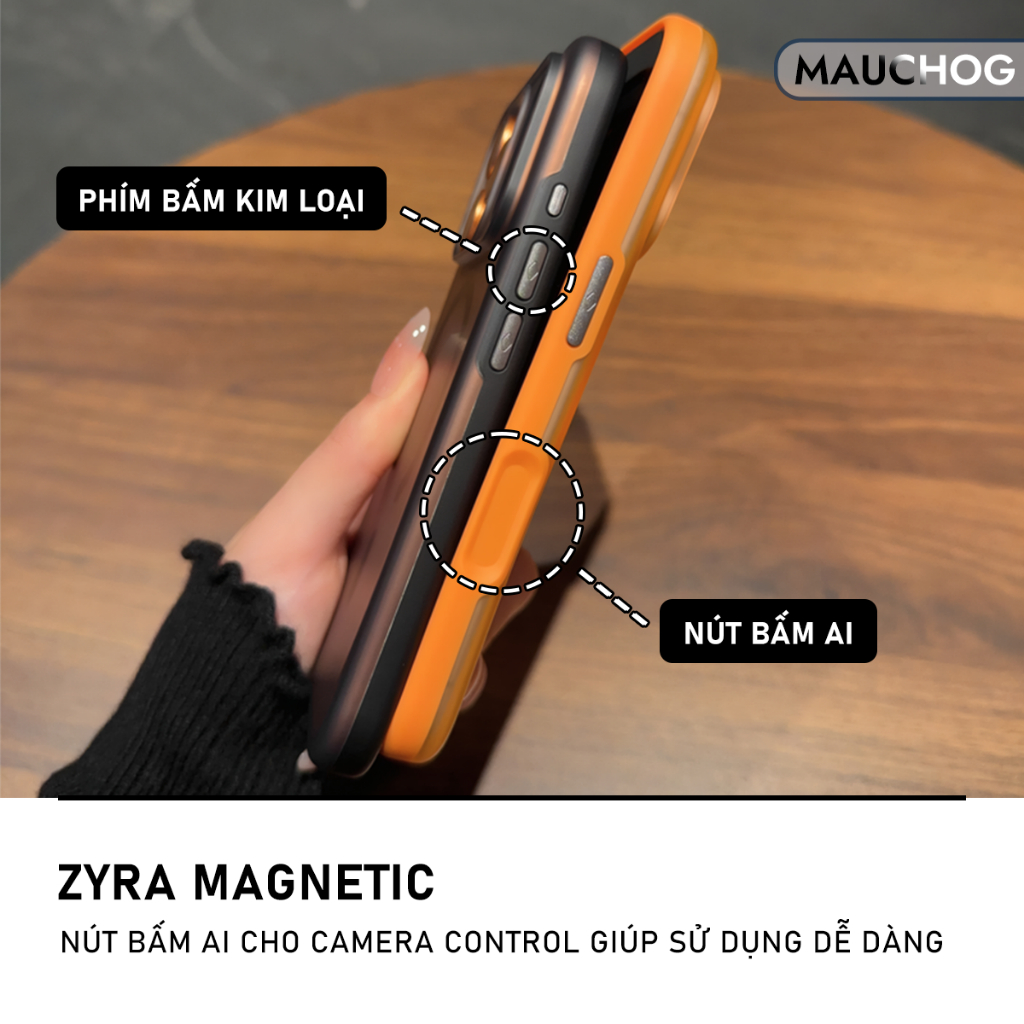 Ốp Nhám Mờ Siêu Mỏng Chống Vân Tay Bảo Vệ Camera Cho Điện Thoại iPhone 17 Pro Max 16 15 14 13