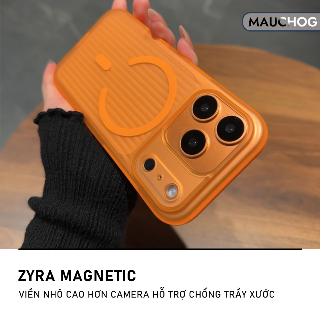 Ốp Nhám Mờ Siêu Mỏng Chống Vân Tay Bảo Vệ Camera Cho Điện Thoại iPhone 17 Pro Max 16 15 14 13