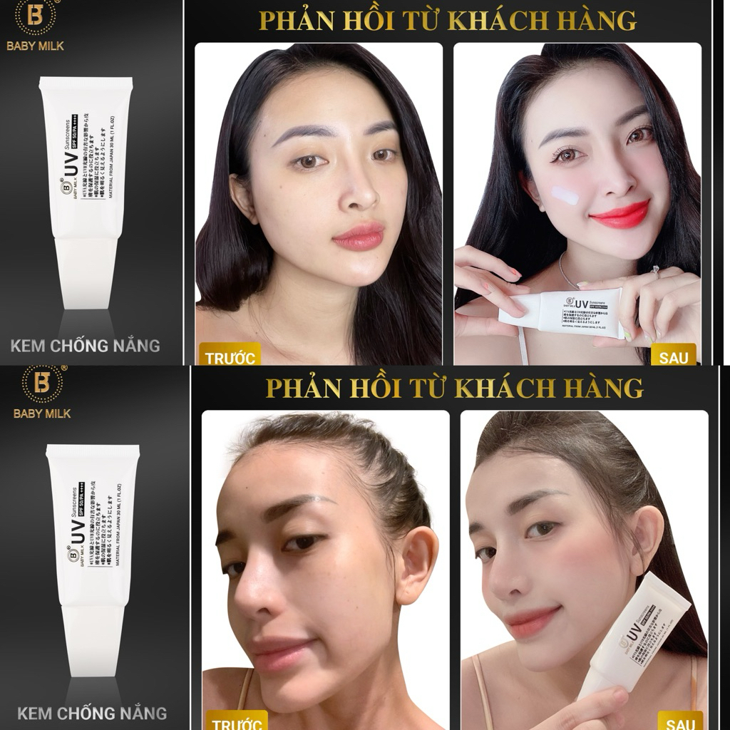 [Mới] Kem Chống Nắng UV Baby Milk - Hàng Hiệu Cao Thiên Nhi