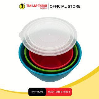 Bộ thố trộn thực phẩm cao cấp 3IN1 mix 3 màu Tân Lập Thành Sản phẩm chất lượng, nhà nhà thịnh vượng