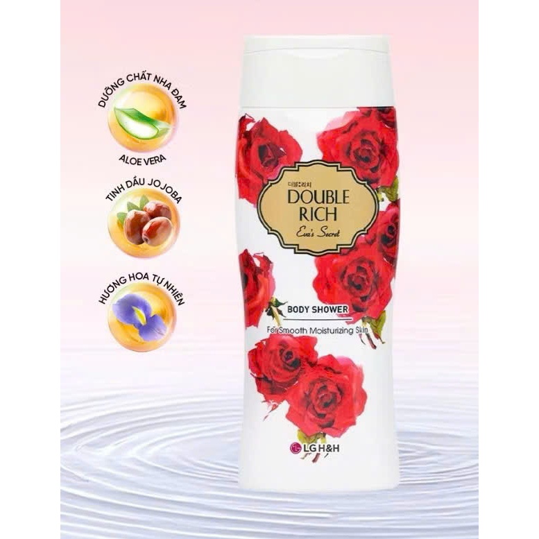 [200g] Sữa Tắm Double Rich – Lưu Hương Cả Ngày, 5 Hương Hoa Quyến Rũ