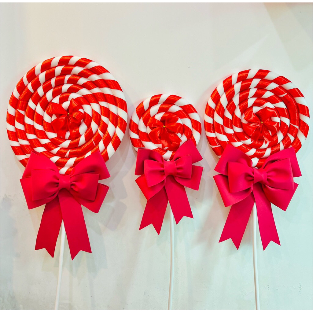Phụ kiện trang trí giáng sinh Noel - Kẹo khổng lồ