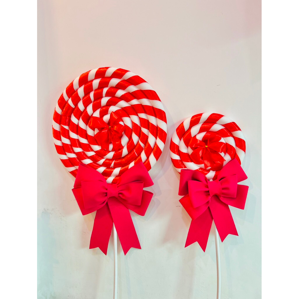 Phụ kiện trang trí giáng sinh Noel - Kẹo khổng lồ