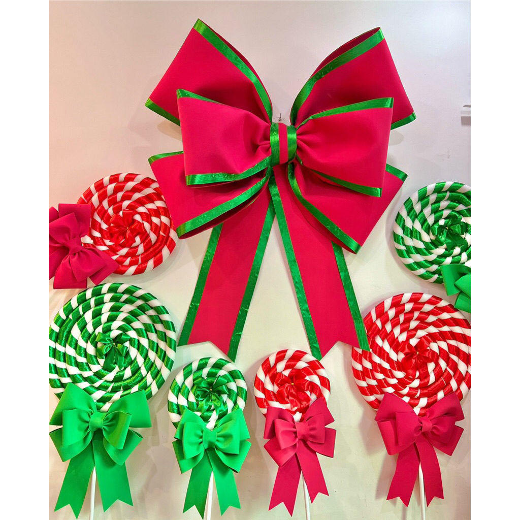 Phụ kiện trang trí giáng sinh Noel - Kẹo khổng lồ