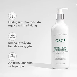 Kem Dưỡng Trắng Body GSC Whitening Solution 500ML