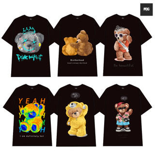 Áo Thun Tay Lỡ Gấu Teddy Local Brand - Áo Thun Streetwear Nam Nữ Form Rộng Chất Cotton Cao Cấp