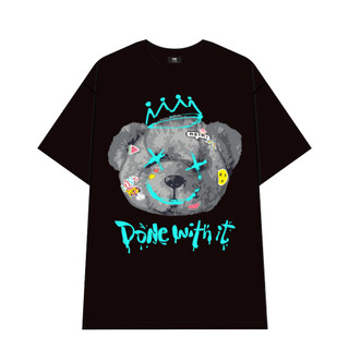 Áo Thun Tay Lỡ Gấu Teddy Local Brand - Áo Thun Streetwear Nam Nữ Form Rộng Chất Cotton Cao Cấp