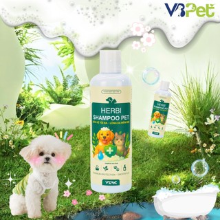 HERBI SHAMPOO PET – VB Pharna sữa tắm thảo dược cho thú cưng chó, mèo chai 250ml