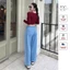 JD045 Quần Denim Nữ Trung Niên Cao Cấp Cạp Chun Chất Denim Mềm Nhẹ Phù Hợp Mặc Hàng Ngày