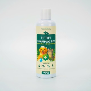 HERBI SHAMPOO PET – VB Pharna sữa tắm thảo dược cho thú cưng chó, mèo chai 250ml