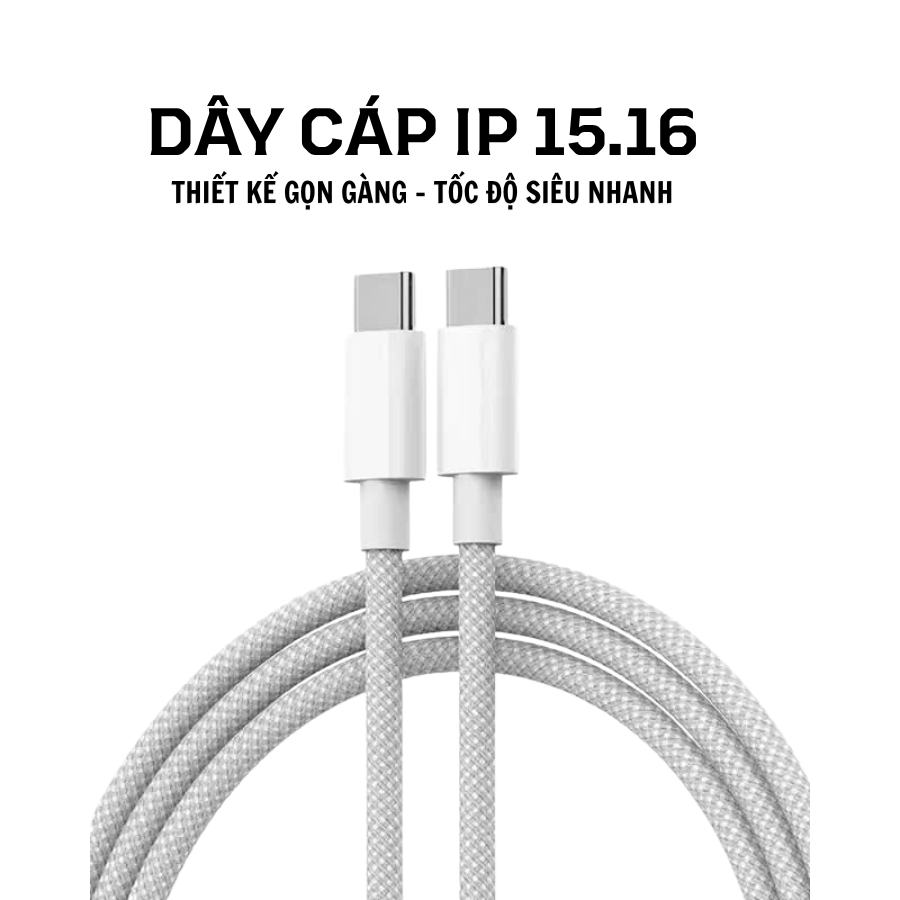Cáp sạc nhanh PD 20W Bản Cao Cấp, Tốc Độ Nhanh Thông Minh Độ Bền Cao Bảo Vệ Pin (AYUMO MART).