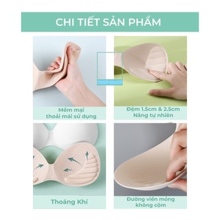 Mút Đệm Nâng Ngực dày  2.5cm Cho Áo Bra, Áo Gym, Yoga MN 001