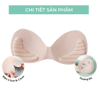 Mút Đệm Nâng Ngực dày  2.5cm Cho Áo Bra, Áo Gym, Yoga MN 001