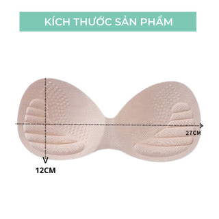 Mút Đệm Nâng Ngực dày  2.5cm Cho Áo Bra, Áo Gym, Yoga MN 001