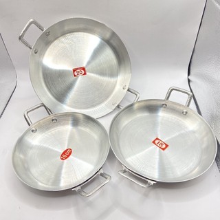 Chảo Nhôm Ốp La Đáy Bằng - CHẢO NHÔM ĐÁY BẰNG Có Quai Cầm, Chiên Trứng, Chiên Cá, Ốp La Bánh Mì, Bò Né Tiện Lợi