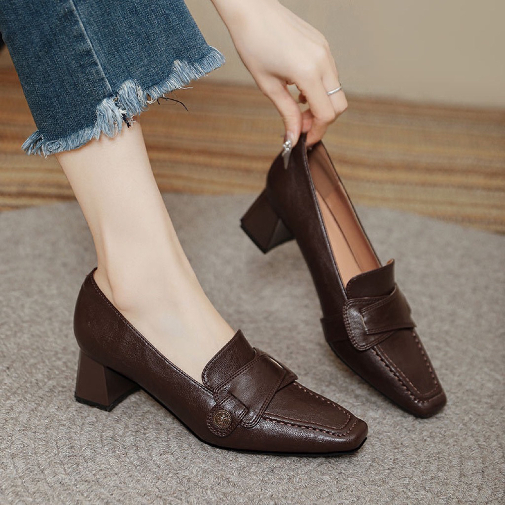 Giầy cao gót Quảng châu thanh lịch nữ tính chiều cao 5cm (HT622-8)