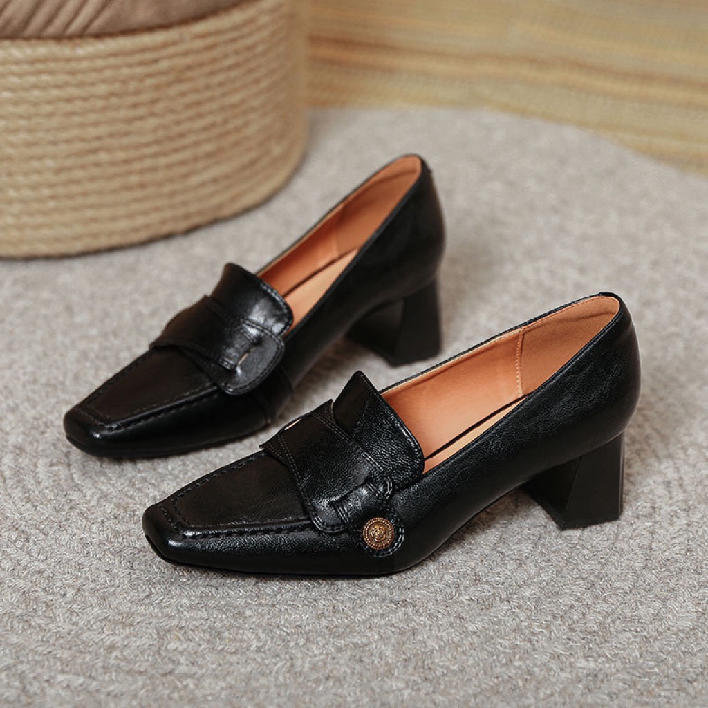 Giầy cao gót Quảng châu thanh lịch nữ tính chiều cao 5cm (HT622-8)