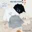 Áo giữ nhiệt thu đông vải len lông thỏ cổ lọ cho bé trai bé gái gữ ấm 5-15kg ALEN06 Đậu Đậu Store