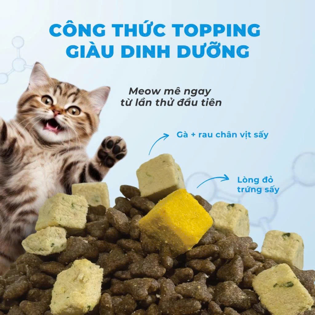 Hạt Cho Mèo MRVET E2 Chăm Sóc Tiết Niệu Đa Chiều, 80% Đạm Động Vật Cao Cấp, Gói 1KG