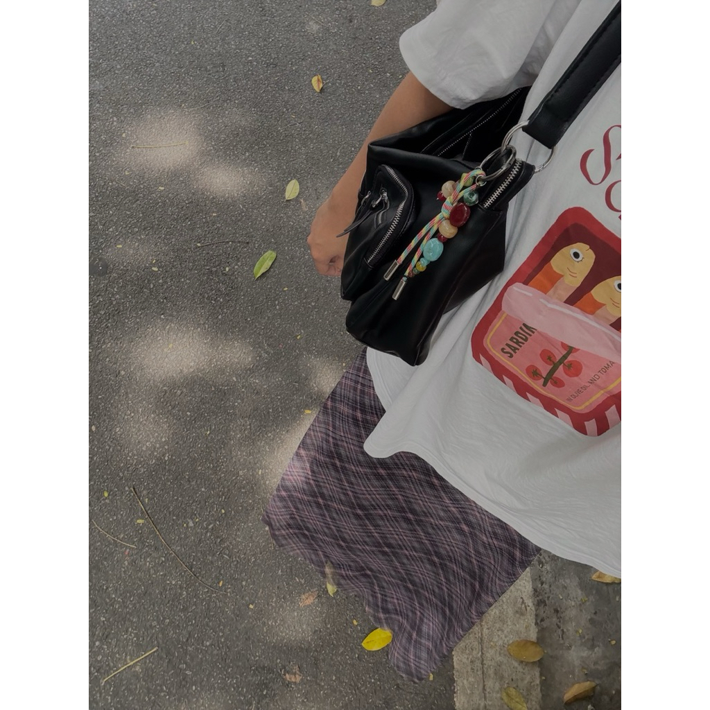 Pocket bag - Túi da đeo chéo