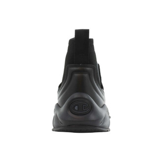 Giày sneaker cao cổ Champion thời trang bigsize nam nữ cao cổ chun full đen black siêu êm nhẹ, giày sục cao cổ cao cấp