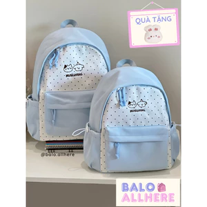 BaLo (XINHXINH) [ORDER] Balo Nữ Dễ Thương Đi Học Họa Tiết Chấm Bi BL76