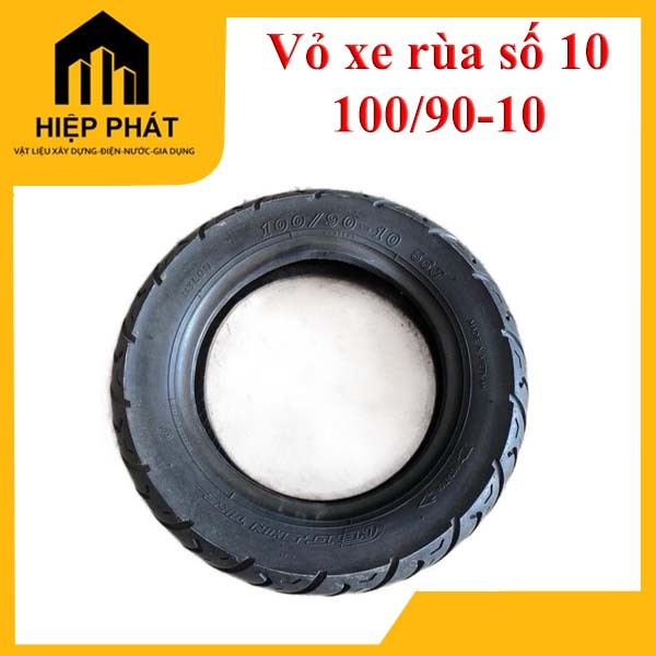 Lốp, vỏ xe rùa SỐ 100/90-10 (3.50-10) dùng cho bánh xe rùa số 10, vỏ ...