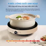 Bếp Từ Đơn Bếp Lẩu KALITE Power S8 2000W - Mặt Kính Pha Lê Chịu Nhiệt Cao - Tản Nhiệt Tốt Chín Đều — ảnh 2