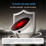Bếp Từ Đơn Bếp Lẩu KALITE Power S8 2000W - Mặt Kính Pha Lê Chịu Nhiệt Cao - Tản Nhiệt Tốt Chín Đều — ảnh 8