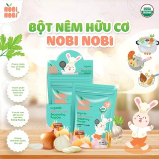 Bột nêm hữu cơ Nobi Nobi (Từ 12 tháng tuổi) túi zip 30g